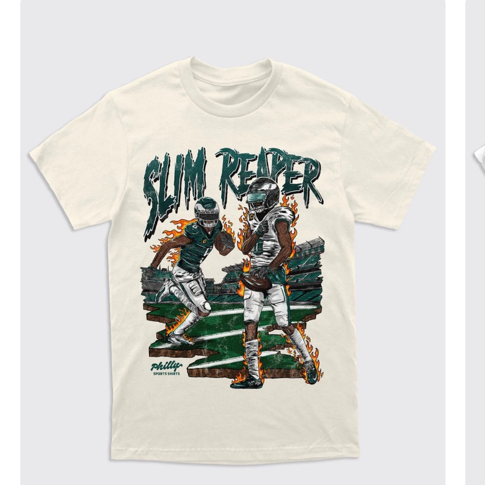 Graphic Men's T-Shirt in Cream